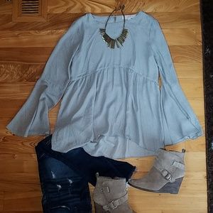 Loft peplum top